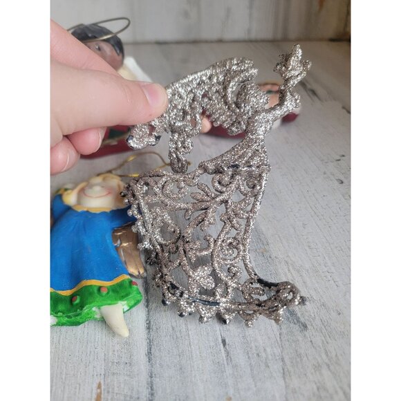 Angelic cherub drum ornament Xmas variety religious set - Picture 7 of 10